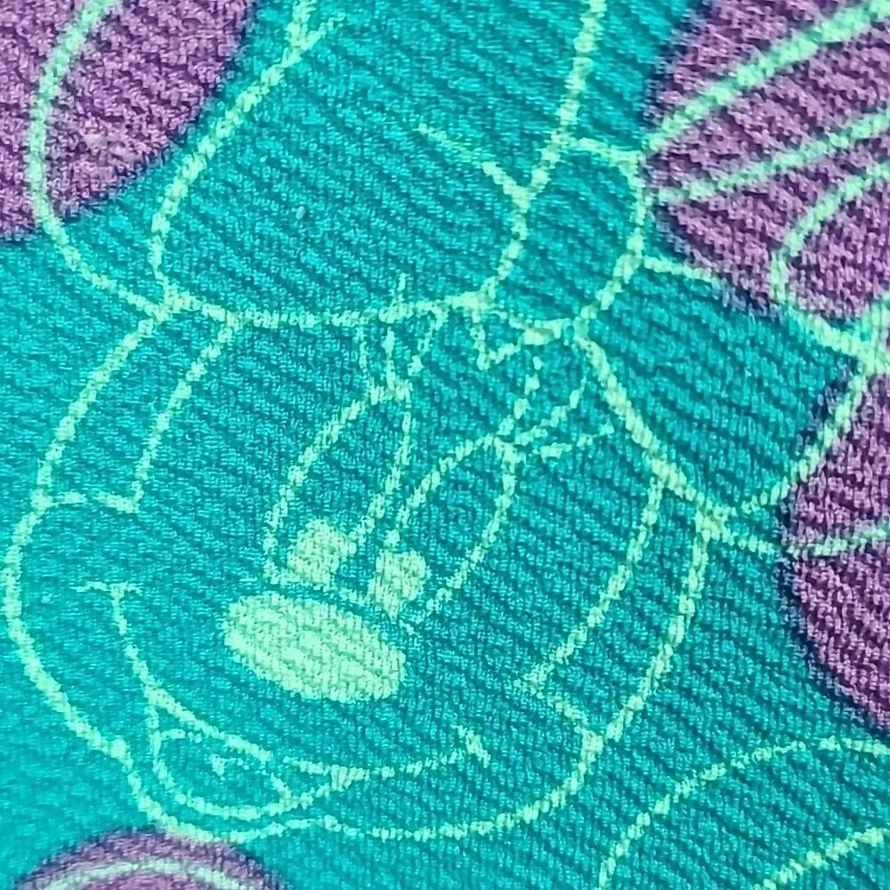 LuLaRoe Disney Minnie Mouse Cassie Pencil Skirt Teal Purple Stretch L Pull On